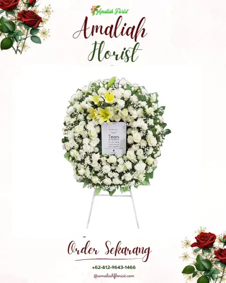 Krans Bunga Duka Puluhan Tengah